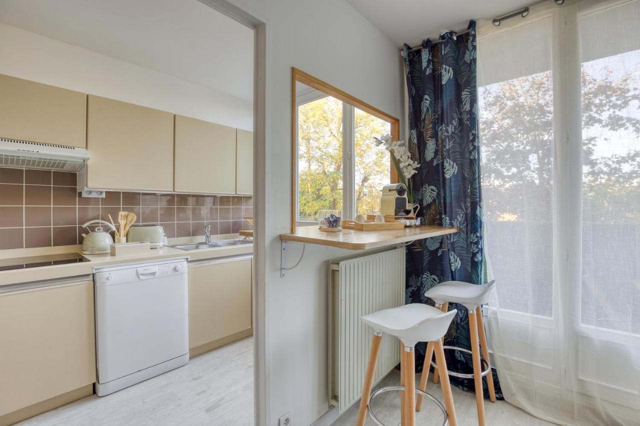 Escale De L'Yvette - 50M2 Cosy, Balcony & Parking Apartment Longjumeau Bagian luar foto